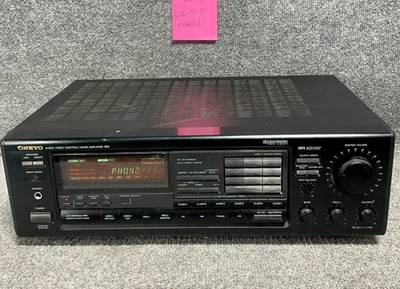 Onkyo TX-SV303PRO Amplifier 🎶 AV Tuner Home Theater Stereo - Black - Image 1 of 4