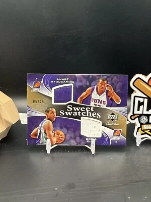Amare Stoudmire Boris Diaw 2006-07 Sweet Shot Dual Patches /25 Suns (CBR) - Imagem 1 de 2
