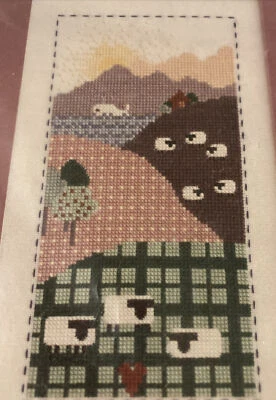 Vintage Mosey & Me ~Country Meadow No. 29~cross stitch pattern Unused Sheep - Image 1 of 4