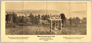 Mountain Gap Inn Smiths Cove Station Nova Scotia Canada Hotel Brochure Vintage - Picture 1 of 2
