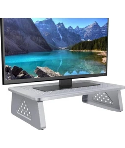 BNIB ATUMTEK Large Monitor/Laptop Stand Riser, grey model ATMS071 - Picture 1 of 7