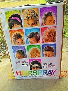 HAIRSPRAY MOVIE 2007 DUAL SIDED ORIGINAL LOBBY WALL POSTER 27" X 40"  - Picture 1 of 5