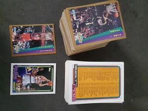 Lot (2) 1992-93 Topps #2 Basketball Set & 1992-93 Fleer #2 Basketball Set - Picture 1 of 1