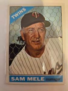 1966 TOPPS SAM MELE #3 EX/MT COMBINED SHIPPING