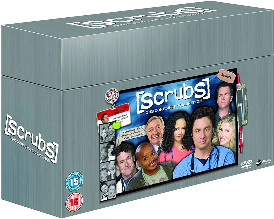 SCRUBS - THE COMPLETE COLLECTION SERIES 1-9 NEW Region 4 DVD Boxset 31 Discs  - Image 1 of 1