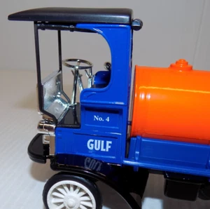 ERTL 1910 MACK 4 TON TANKER TRUCK BANK Gulf Oil #4 Regular Edition 1:25 NOS - Picture 1 of 12