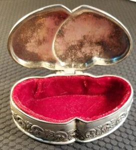 Caja de baratijas de recuerdo de joyería enchapada en plata Godinger Silver Art Co. de colección - Imagen 1 de 24