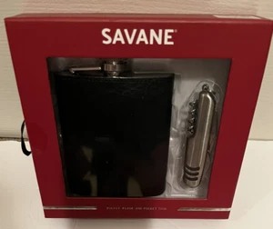 Savage Pocket Flask And Pocket Tool NEW - Picture 1 of 2