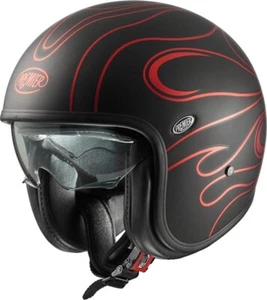 Premier Motorrad Jethelm Vintage FR Red Chromed BM - Bild 1 von 1