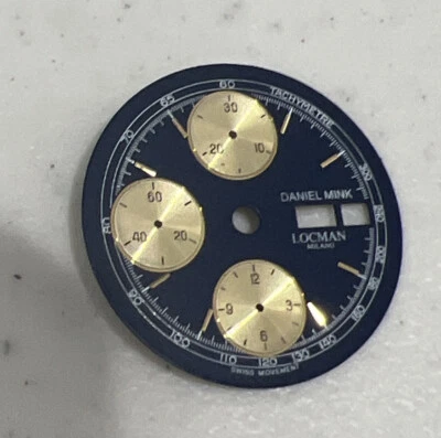 Часы Daniel Mink циферблат синий Locman Milano подлинный оригинал - Изображение 1 из 2