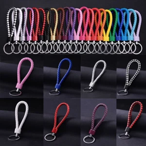 Schlüsselanhänger Schlüsselring Leder Auto Keychain Keyring Anhänger Schmuck Neu - Bild 1 von 55