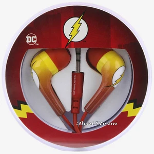 DC Comics The Flash LOGO Auriculares con perno Auriculares Rojo Amarillo Licencia - Imagen 1 de 3