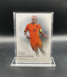 Tarjeta de fútbol americano única de Futera 2018 Holanda Arjen Robben - Imagen 1 de 2