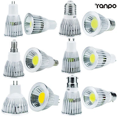 Dimmable MR16 GU10 E27 E14 GU5.3 B22 LED Spot Light Bulb 6W 9W 12W Lamp DC 12V - Image 1 of 4