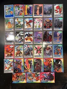 33x Digimon animierte Serie 2 Karten - komplettes Basisset 1-32 NM 2000 Oberdeck - Bild 1 von 7