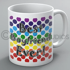 Best Boyfriend Ever Mug Mugs Boy Him Partner Love Valentines Day Birthday Gift - Picture 1 of 1