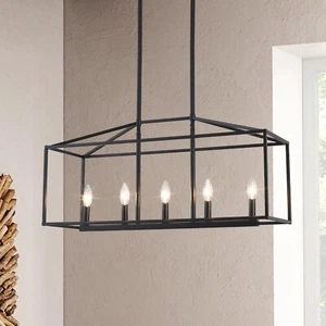 Dining Room Chandelier 5 Light Kitchen Island Light Modern Farmhouse Chandeli... - Picture 1 of 9