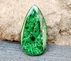 Natural Maw Sit Sit Jade Cab High Chromium Jadeite Jade-Albite Gemstone 48.35Cts - Picture 1 of 10