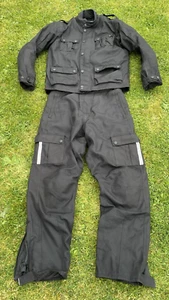 Frank Thomas Black Motorcycle Suit Medium. - Picture 1 of 11