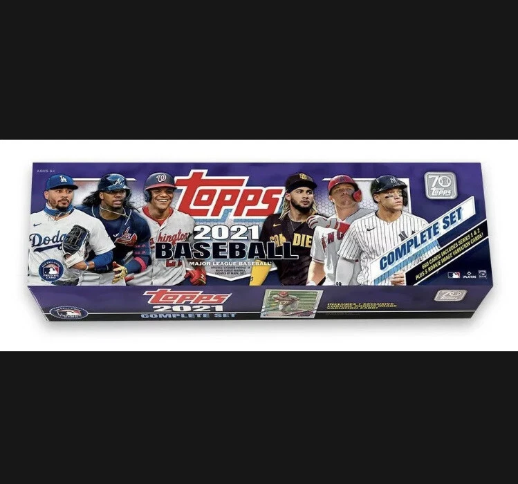 Полный комплект бейсбольных карточек 2021 Topps Walmart Exclusive *в заводской упаковке* - Изображение 1 из 1