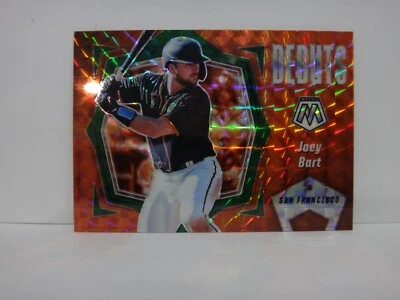 2021 Panini Mosaic #PD3 Joey Bart DEBUTS GREEN MOSAIC PRIZM SP - Image 1 of 2