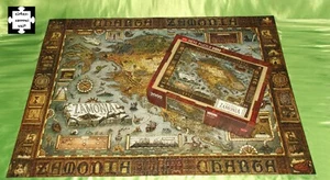 Puzzle HEYE MAP of ZAMONIA 2000 piezas Walter Moers 29622 raro rompecabezas completo - Imagen 1 de 5