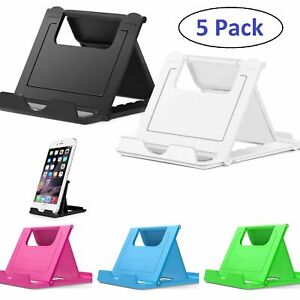 Universal Foldable Cell Phone Stand - 5 Pack