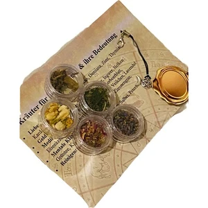 Yps Wicca Kräuter Ritual Set Geschenk Starter Anfänger Kit Magie Pentagramm - Bild 1 von 6