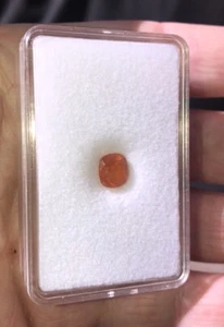 Untreated All Natural 2.38Ct. Nambian Cushion Facet Fanta Orange Spessartine - Picture 1 of 6