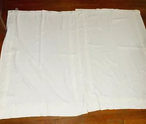 Bee & Will Home Linen Blend Rayon Curtains 2 Panels 29 X 46 Natural Tab Top - Picture 1 of 4