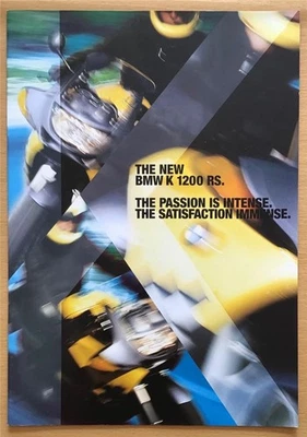 BMW K1200 RS MOTORCYCLE LF Sales Brochure 1997 #611 202 120 - Image 1 of 4
