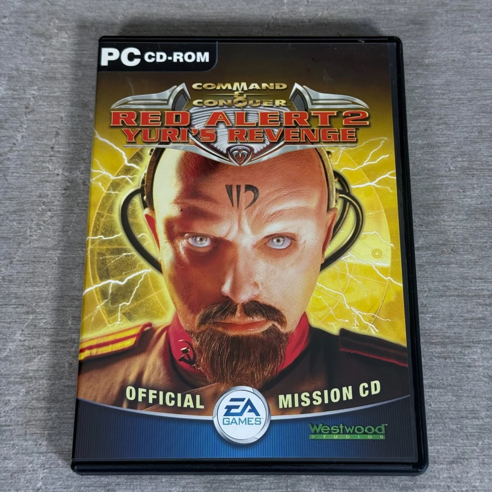 Command & Conquer Alarmstufe Rot 2 Yuri's Revenge PC CD-Rom Spiel - sehr guter Zustand ✔️ mit Handbuch - Bild 1 von 3