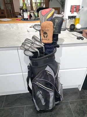 SUPERB FULL SET OF MENS TAYLORMADE BURNER SUPER STEEL GOLF CLUBS, RIGHT HANDED - Image 1 of 4