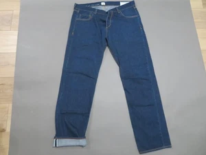rag & bone Jeans Mens 38x36 Blue RB 15X Slim Straight Selvedge Cone White Oak - Picture 1 of 13