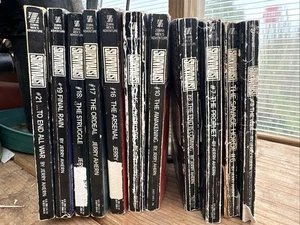 Survivalist Lot x11 Jerry Ahern Zebra Men’s Adventure Vintage Pulp Ex-Lib Reader - Picture 1 of 12