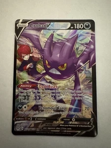 Pokémon TCG Crobat V Lost Origin Trainer Gallery TG20/TG30 Holo Ultra Rare NM - Picture 1 of 2