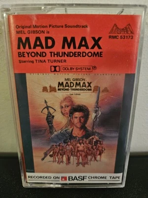 MAD MAX BEYOND THUNDERDOME Music Soundtrack 1985 CASSETTE TAPE TINA TURNER RARE - Image 1 of 4