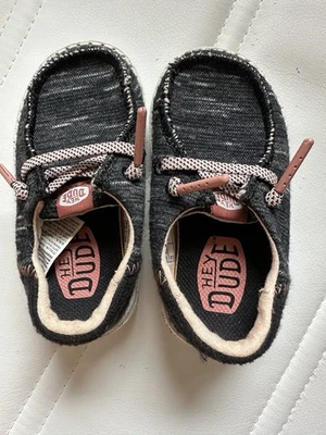 Hey Dude Wally Infantil Jersey Cinza Claro Sapato Slip On Tamanho K5 Casual - Imagem 1 de 4