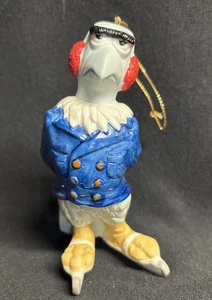 Vintage MUPPETS Sam der Adler Porzellan Weihnachtsschmuck SIGMA 1980 mit Etikett  - Bild 1 von 15
