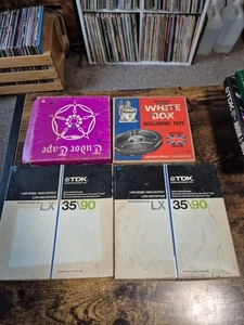 4 Reel to Reel Tapes - Unknown Contents - Picture 1 of 9