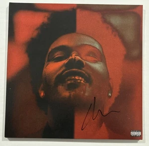 The Weeknd After Hours Deluxe 2LP Vinyl Limited Autograph Signed Record - Picture 1 of 4