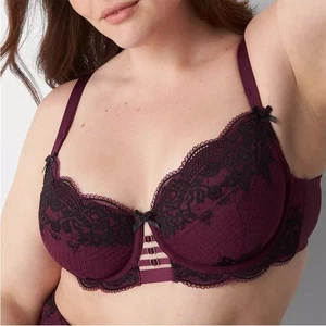 Cacique Curvy ungefütterter Balconette BH Gr. 46DD - Bild 1 von 8