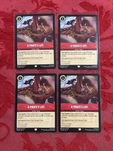 4x Disney Lorcana - Fabled - A Pirate's Life - 132/204 x4 - Picture 1 of 7