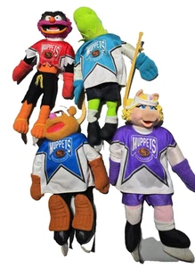 McDonalds Collector Muppets NHL Player Set of 4 Animal, Piggy Kermit, Fozzy USED - Picture 1 of 2