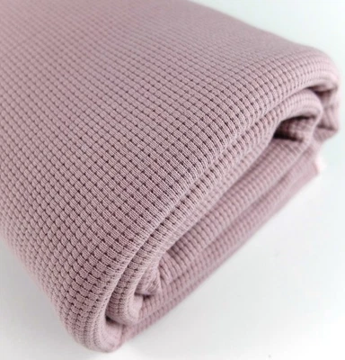 Waffeljersey Clarissa RESTSTÜCK  Baumwolle  altrosa 102 x 150 cm - Bild 1 von 2