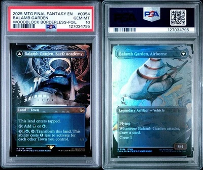 PSA 10 Balamb Garden, SeeD Academy Borderless FINAL FANTASY Foil #354 - Image 1 of 3