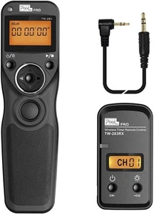 Cable disparador inalámbrico Pixel TW-283 E3 compatible con Canon XT XTi XS XSi - Imagen 1 de 22