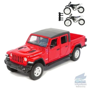 1/32 Jeep Wrangler Gladiator Pickup Modelo Coche Diecast Vehículo Colección Niño Rojo - Imagen 1 de 12