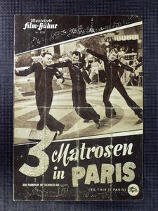 3 Matrosen in Paris - Illistr. Film-Bühne - IFB 2723 ungelocht (52/17) - Picture 1 of 1