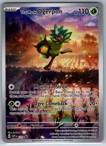 Pokemon Maschera Teal Orgerpon Stella Nera Promo SVP 123 - Foto 1 di 4